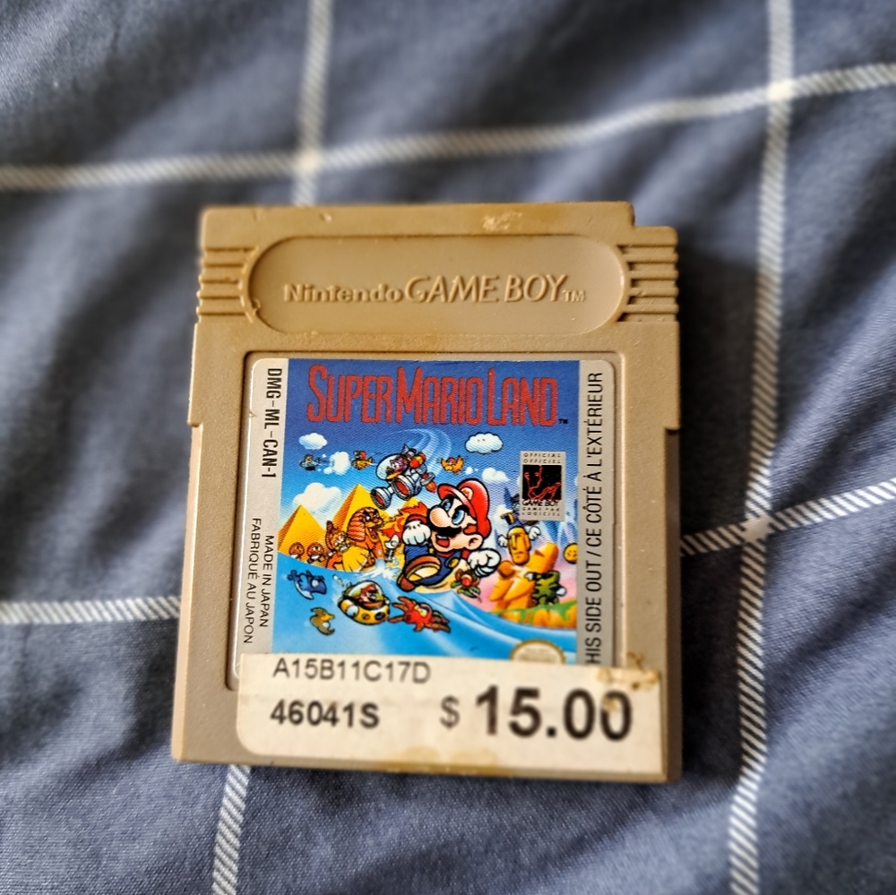 Nintendo Gray Game Boy Cartridge